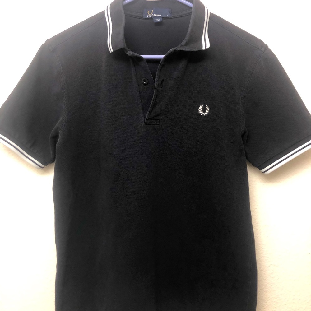 Black Fred Perry Polo